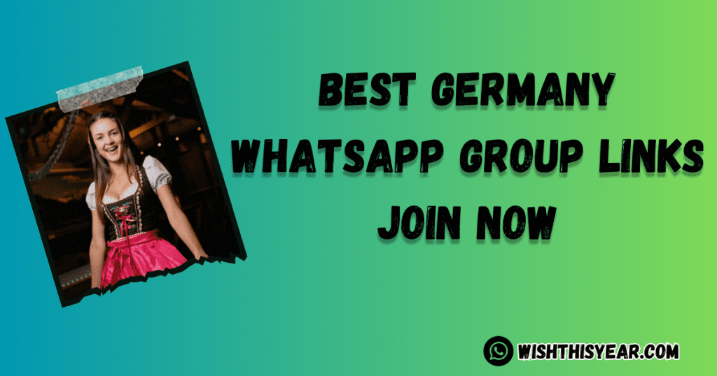 Best Germany Whatsapp Group Links updated