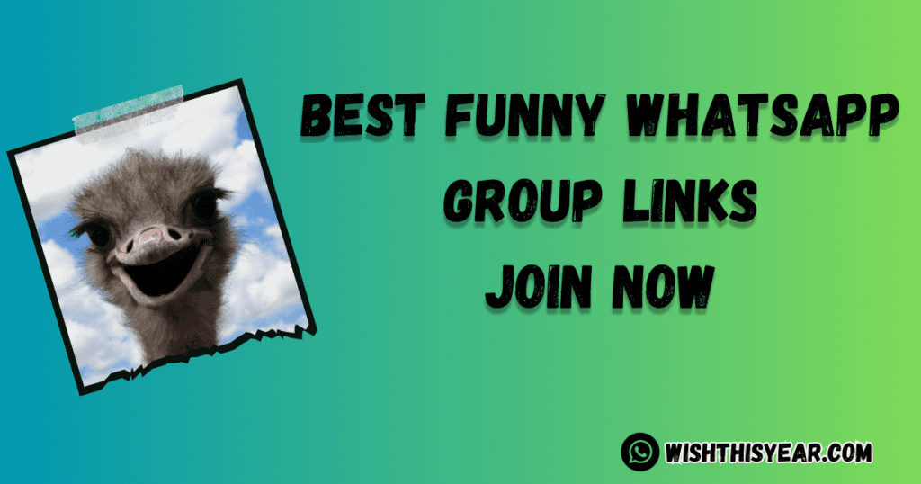 Best Funny WhatsApp group links updated