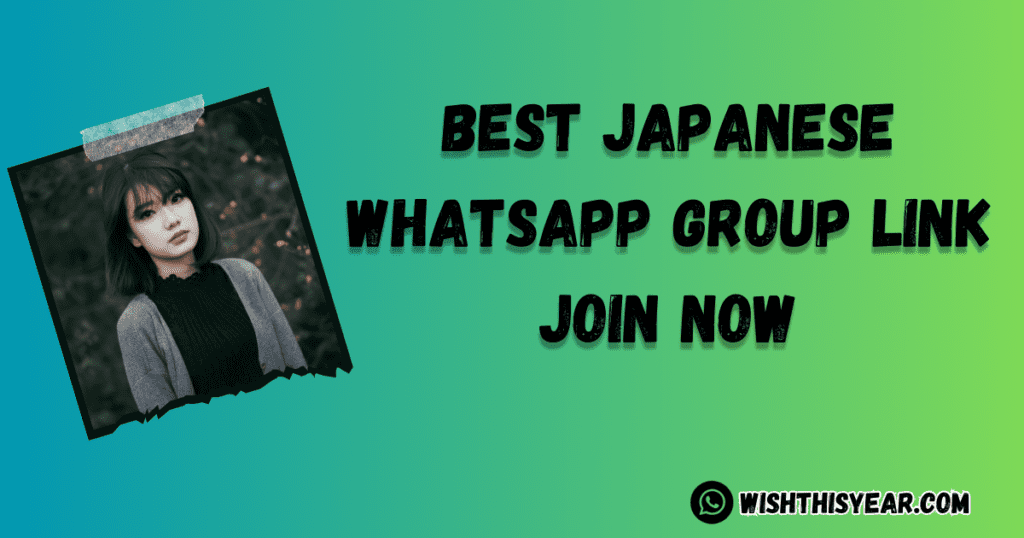 Best Japanese WhatsApp Group Link updated